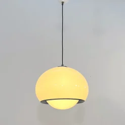 Sale Pamono White Bud Pendant Lamp by Studio 6G for Guzzini, 1970s