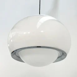 Sale Pamono White Bud Pendant Lamp by Studio 6G for Guzzini, 1970s