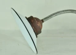 Sale Pamono White Enameled Metal Garden Light, 1940s