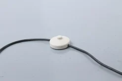 Online Pamono White Iron and Glass Globe Floor Lamp by Aldo Van Den Nieuwelaar, 1970s