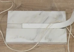 Sale Pamono White Marble Alvise Floor Lamp by Luigi Massoni for Guzzini, 1960s