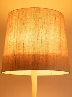 Pamono White Minimalist Floor Lamp from Staff Leuchten, 1970s