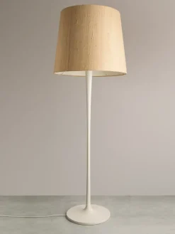 Pamono White Minimalist Floor Lamp from Staff Leuchten, 1970s