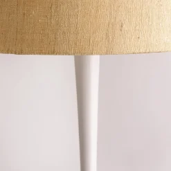 Pamono White Minimalist Floor Lamp from Staff Leuchten, 1970s