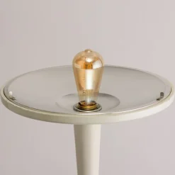 Pamono White Minimalist Floor Lamp from Staff Leuchten, 1970s