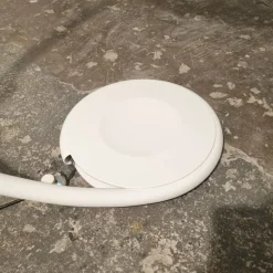 Online Pamono White Serpente Floor Lamp by Elio Martinelli for Martinelli Luce