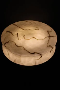 Online Pamono Wooden Floor Lamp with Glass Shade, 1940s