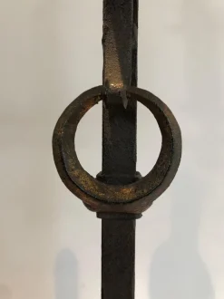 Outlet Pamono Wrought Iron Floor Lamp