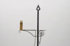 Clearance Pamono Wrought Iron Floor Lamp attributed to Raymond Subes, 1960s