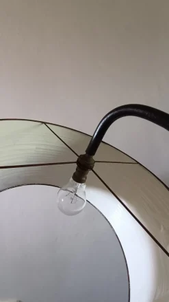 Outlet Pamono Wrought Iron Floor Lamp by Jean Royère, 1940s