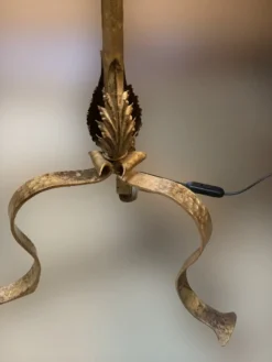 Pamono Wrought Iron Floor Lamp, 1960s