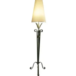 Discount Pamono Wrought Iron Floor Lamp, 1940s
