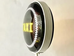 Best Pamono Yellow Cab New York Taxi Floor Lamp/Sign, 1990s