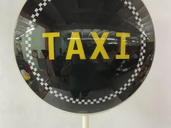 Best Pamono Yellow Cab New York Taxi Floor Lamp/Sign, 1990s