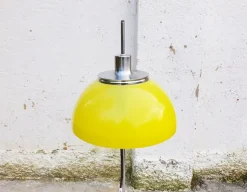 Best Pamono Yellow Model Faro Floor Lamp by Luigi Massoni for Guzzini, 1971