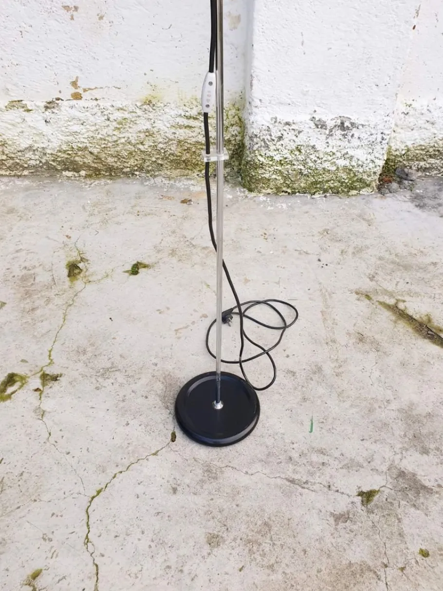 Best Pamono Yellow Model Faro Floor Lamp by Luigi Massoni for Guzzini, 1971