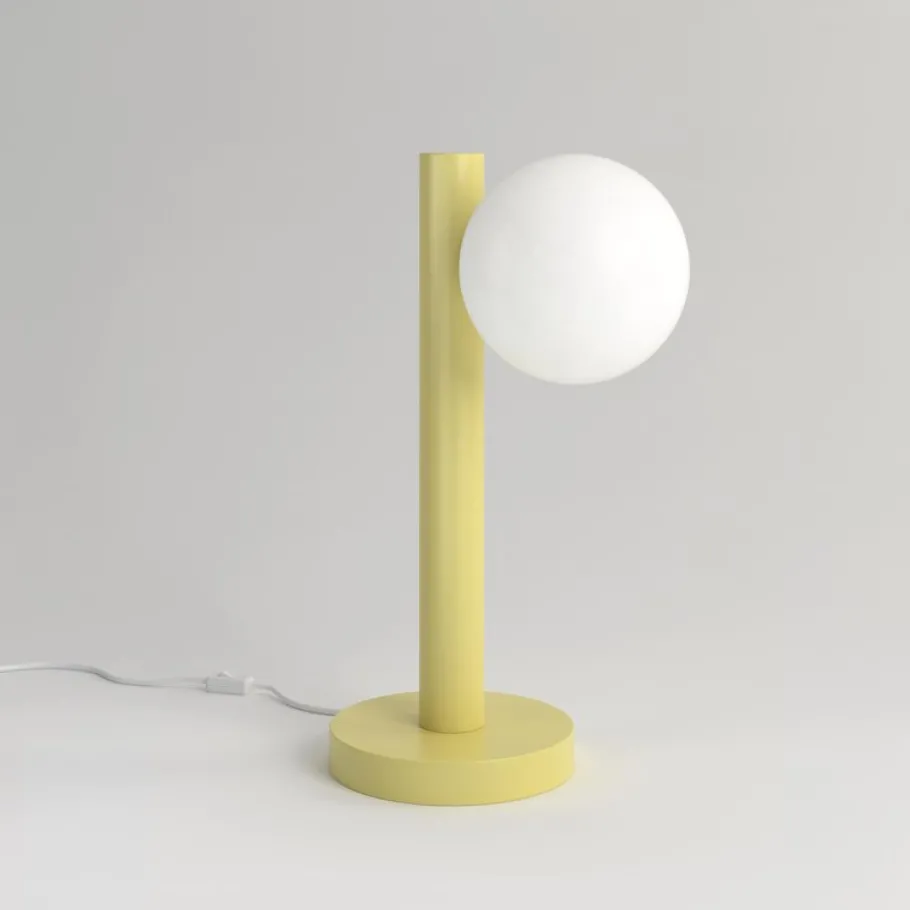 Sale Pamono Yellow Tube with Globes and Cones Desk Lamp by Atelier Areti